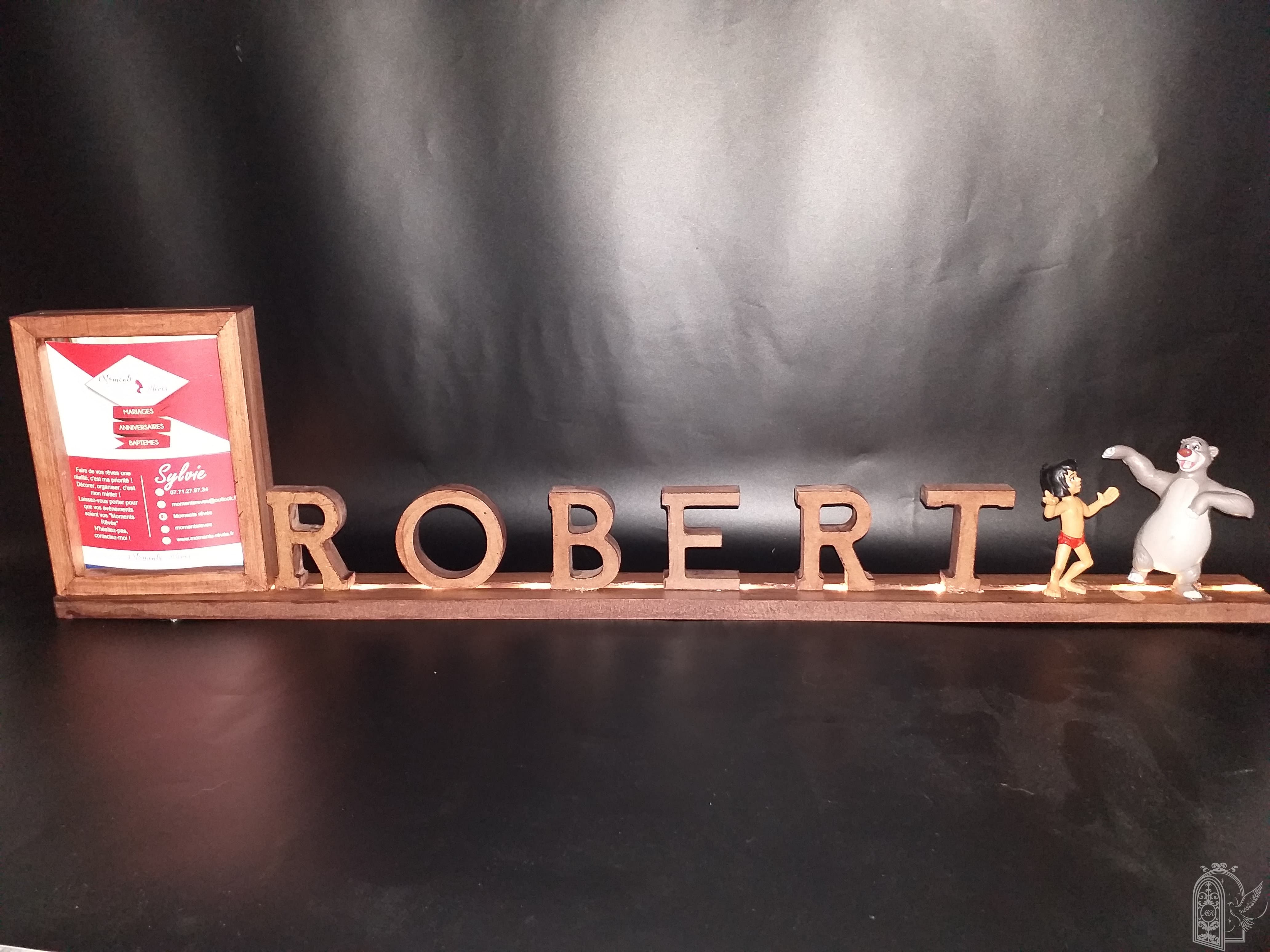 Lettres en bois décoratives personnalisées